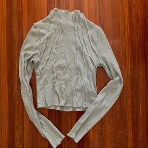 Urban Outfitters Light Blue Patchwork Top